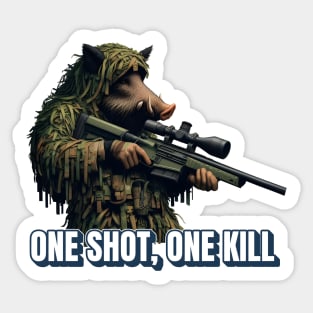 Sniper Wild Boar Sticker